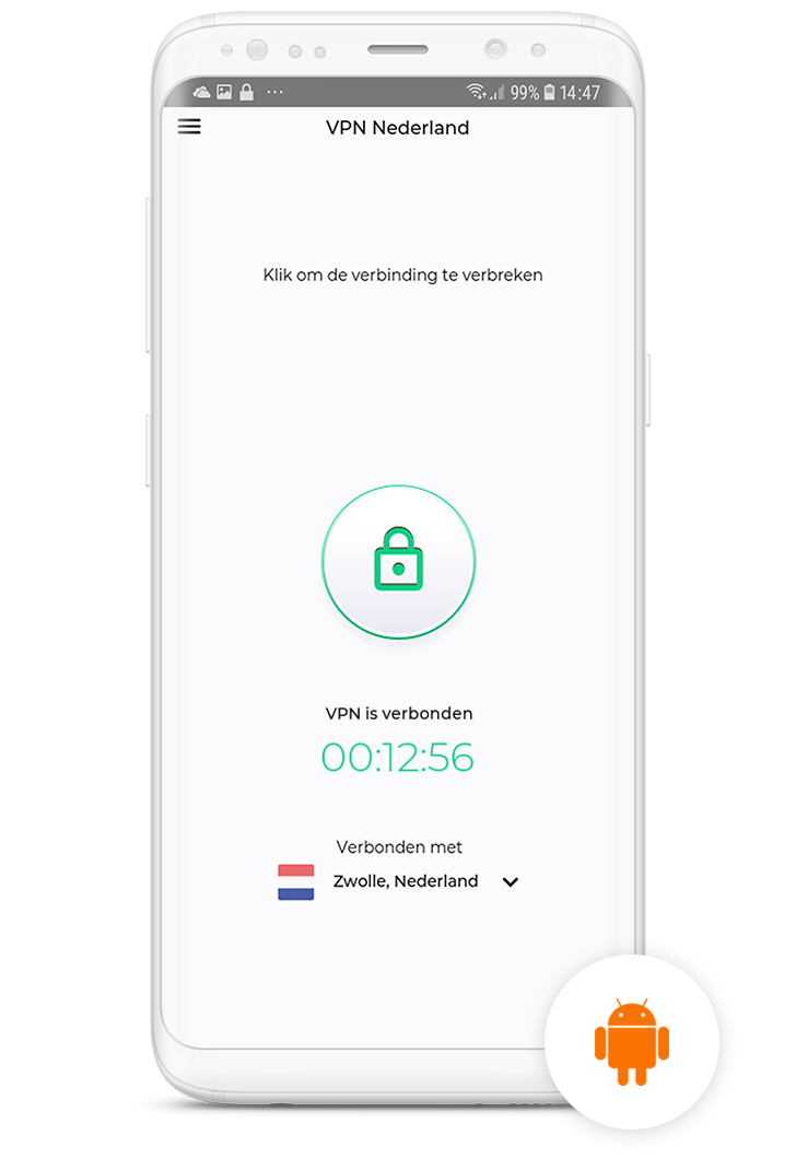 VPN Nederland app voor Android