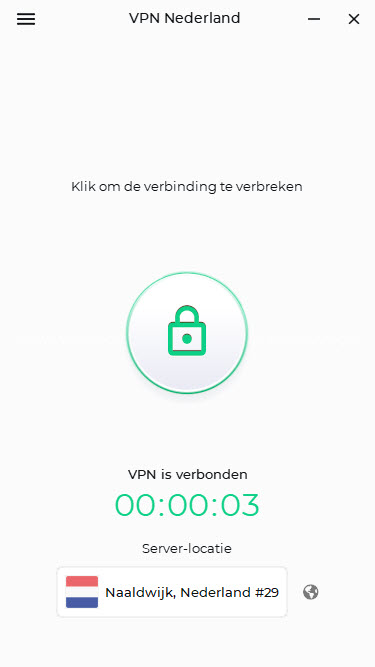 VPN Nederland-app
