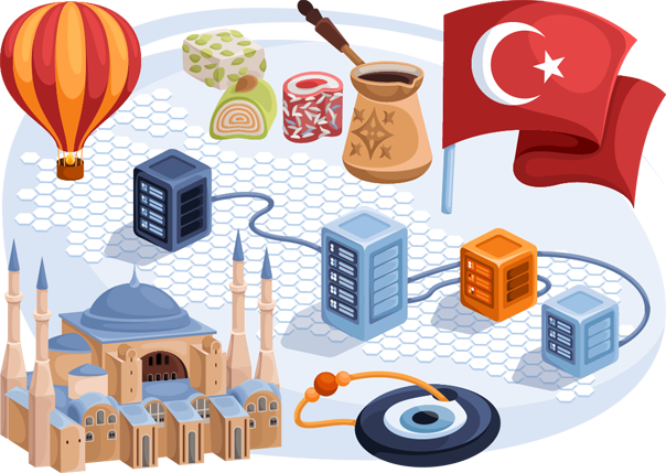 VPN servers in Turkije door VPN Nederland