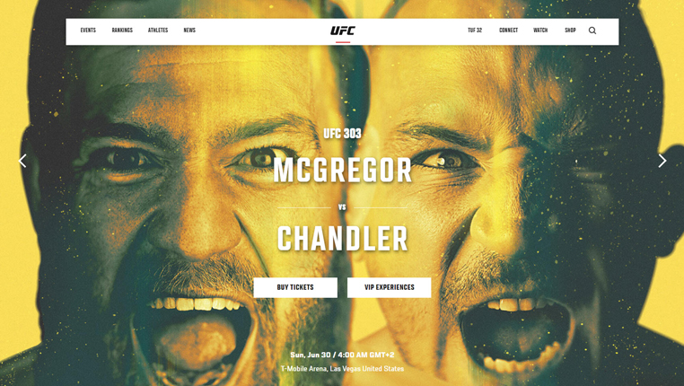 Bekijk McGregor vs Chandler op UFC