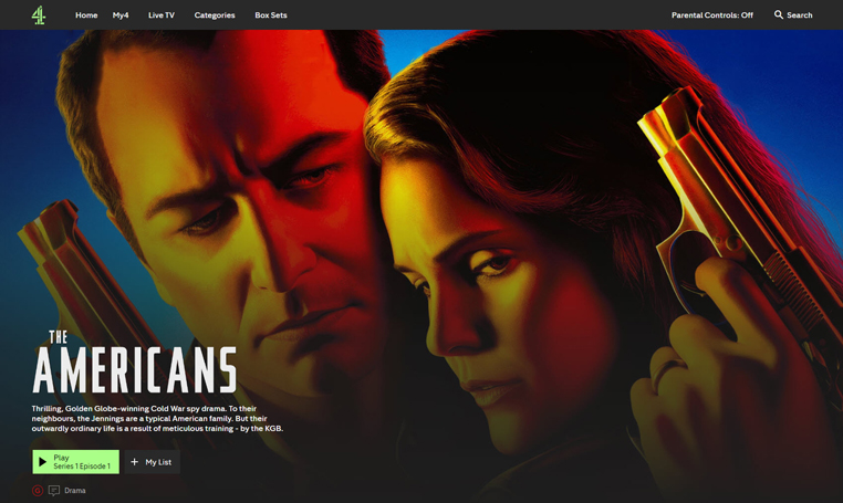 The Americans serie gratis op Channel 4