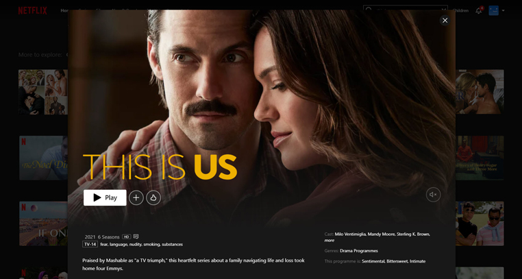 This is Us streaming op Amerikaanse Netflix