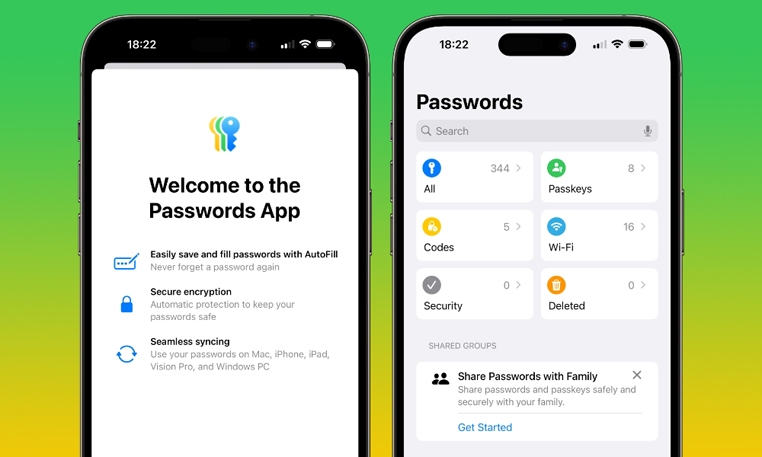 iOS 18 Passwords App van Apple