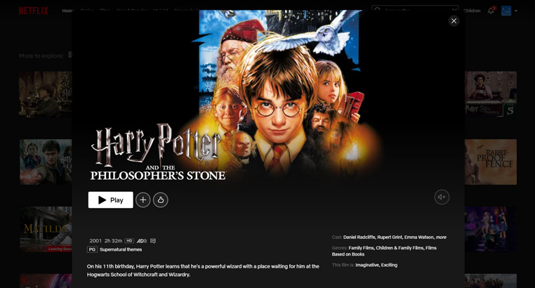 Harry Potter films streamen op Netflix in Australië