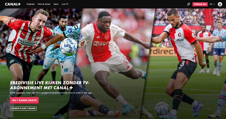 Eredivisie streaming op Canal+