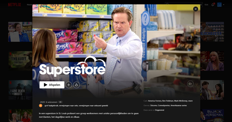 Superstore streaming op Netflix