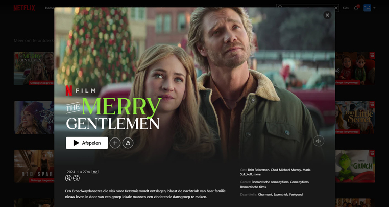 The Merry Gentlemen streaming op Netflix