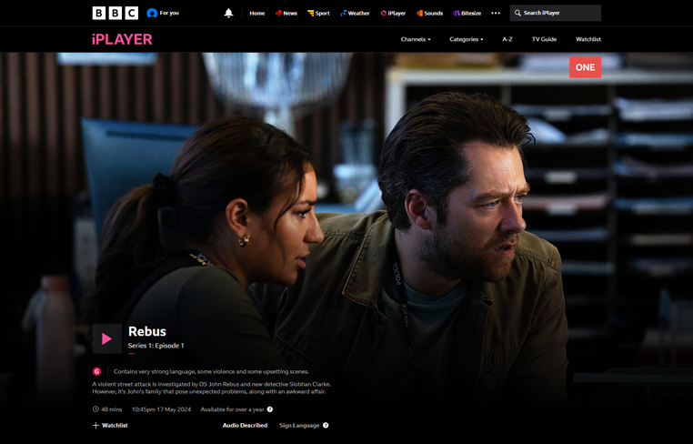 Rebus-streaming op BBC iPlayer